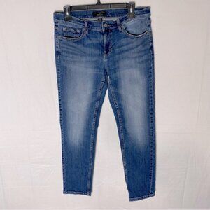 Banana Republic Factory Mid Rise Med Wash Girlfriend Jeans 28